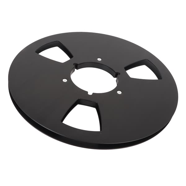 1/4 10 tommer tom båndspole 3 huller åben spole lydbånd tom spole aluminium spole båndspole til Nab spole sort