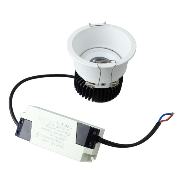 10W Innfelt LED-spotlight for Tuya Lysabsorpsjon 30° Justerbar 100 til 265V Innebygd Downlight for Living Room Hotel White