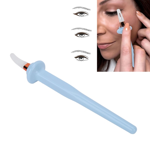 4 kpl silikoninen silmänrajaustyökalu Resuable vedenpitävä silikoninen silmänrajaustyökalu, jossa on 2 värillistä geeliä, sininen