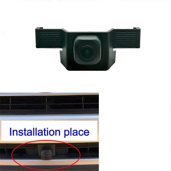 Bil Front View Kamera HD Vanntett Nattsyn for Toyota Svart