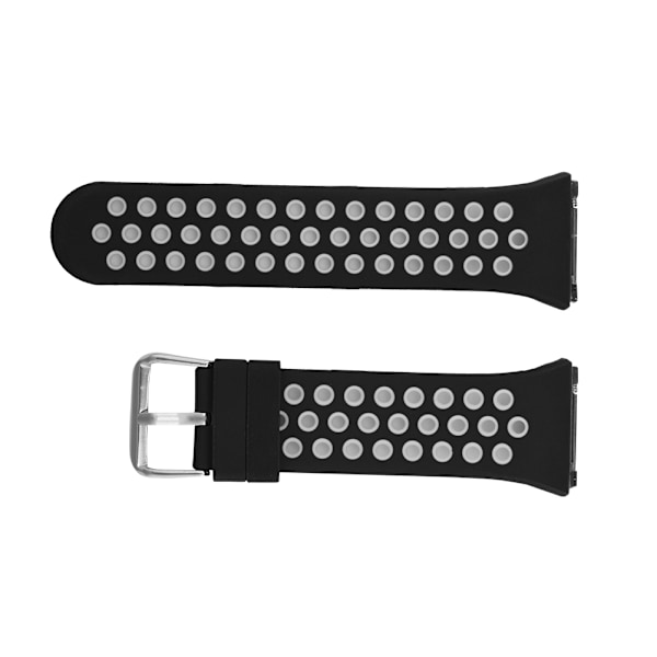 Silicone Wrist Band Smart Sport Bracelet Wrist Replacement Strap for Fitbit Alta Black and whit