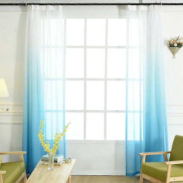 Nordisk gradient gaze gardin, færdig vinduesskærmstof, teknisk tilpasning, lystransmission