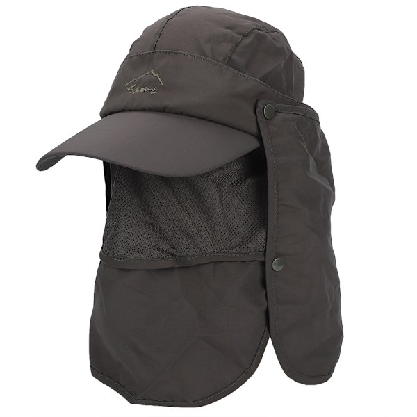 UPF 50+ aurinkosuojakorkki UV-suojalla Leveälierinen ulkoilukalastusaurinkosuojalippalakki matkustamiseen, patikointiin, veneilyyn, puutarhanhoitoon (Military Green Free Size)