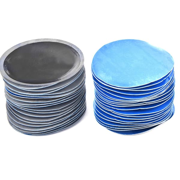 80 st/låda 58 mm Bil Rund Naturgummi Däckpunktering Reparation Kalllapp Slanglösa Lappar