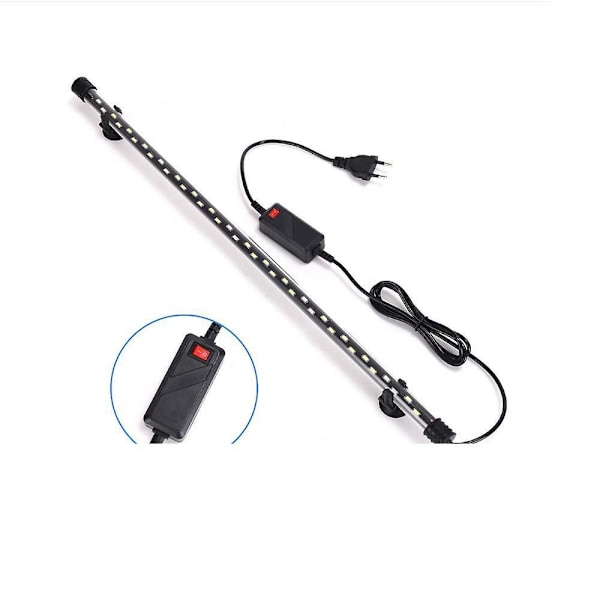 LED Akvarielys Farveskiftende Vandtæt Lampe 28cm 6W til Fiskekum