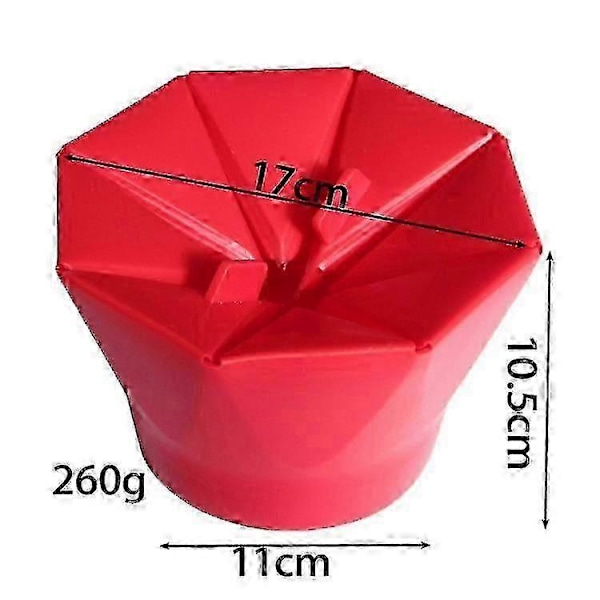Popcornskål, Bärbar Vikbar Mikrovågsugn Popcornskål Värmebeständig Silikon Popcorn Maker DIY Hem Kök Verktyg