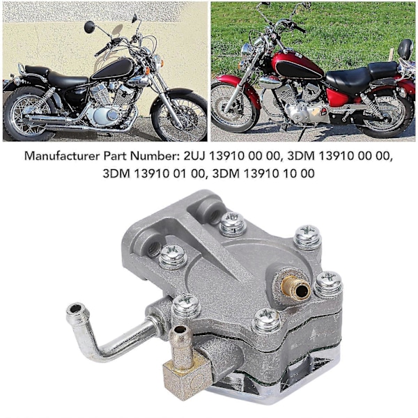 Metall Motorsykkel Drivstoffpumpe Enhet Erstatning for XV125 Virago 125 (1997-1999) - 2UJ-13910-00-00