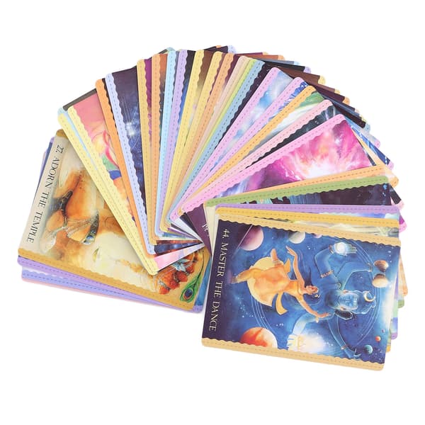 44 Kort Cosmic Dancer Oracle Tarot Engelska Spådom Förutsägelsekort Underhållning Brädspel