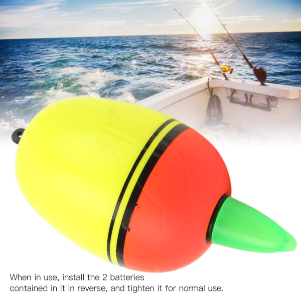Lighted Glow Fishing Bobbers - Luminous EVA Floats -tarvikkeet (40g / 1,4oz)