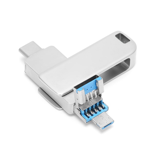 Yvonne U Disk OTG 3-porters flash-stasjon USB3.0 Høy skrive- og lesehastighet Minne Disk 256G