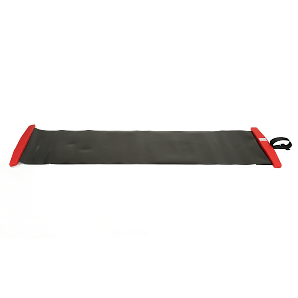 Slide Board Skridsikker Glidemåtte og Skoovertræk Balance Øvelse Træning Fitness Udstyr til Ski Skøjteløb Sort