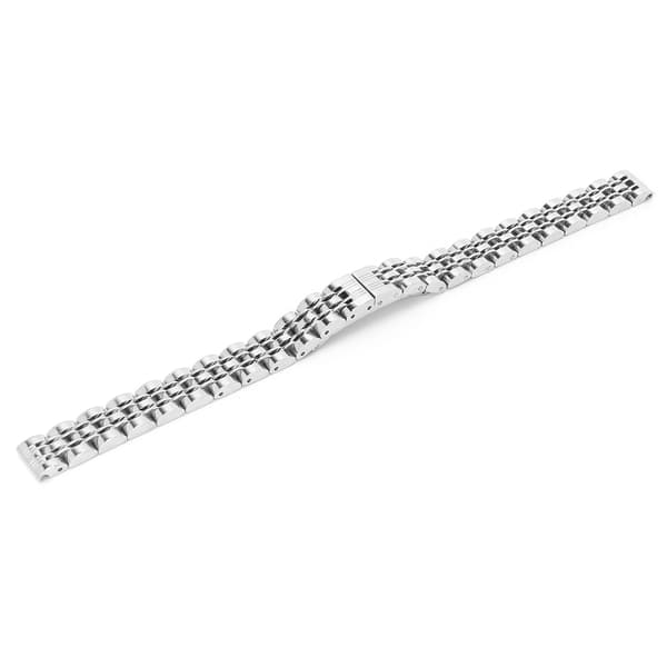 Erstatningsarmbånd i rustfritt stål med sommerfugl-spenne, justerbar lengde, 10 mm / 0,4 tommer