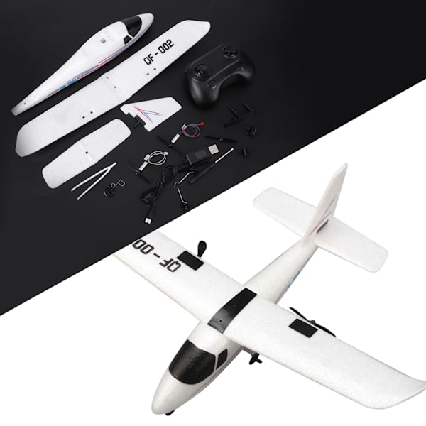 DIY fastvinget flymodell glider fallbestandig fjernkontroll fly RC fly (uten LED)