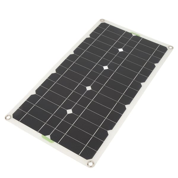 Husbil Solpanel 250W Mono Solcellsladdare Panel Dubbel USB-port för Automatisk Tändningsladdning med 30A Kontroller