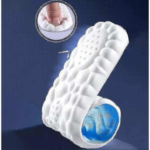4d Cloud Technology Innersulor Vandring Träningsskor Innersulor Andningsbara Vit46