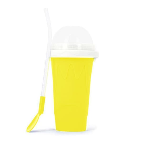 Slushy Maker Bärbar Reseiskopp DIY Hemlagad Frysdrickskopp Varm Sommar Kylkopp för Barn