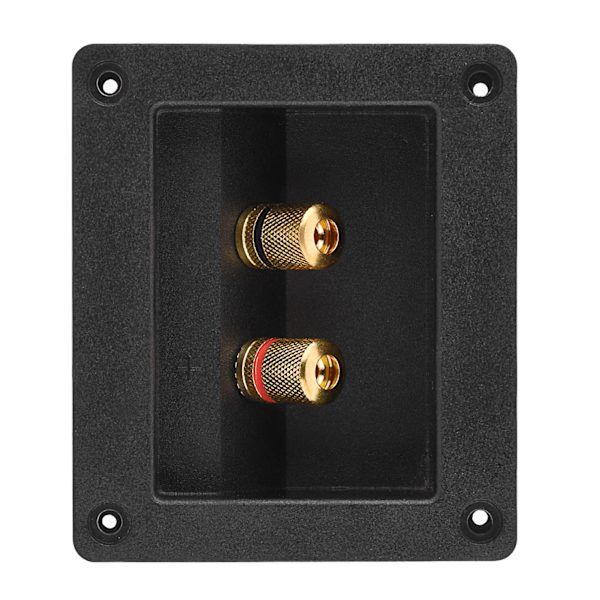 Akustiske komponenter til HiFi-højttaler 2 Kobberbindingspost Terminal Kabelstik Box Shell