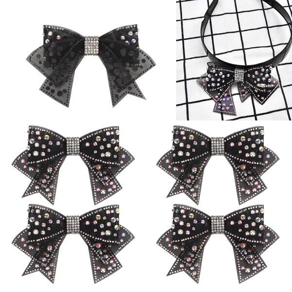 Elegant Crystal Shoe Clip Bowknot dekorationssats för klackar, kläder och väskor