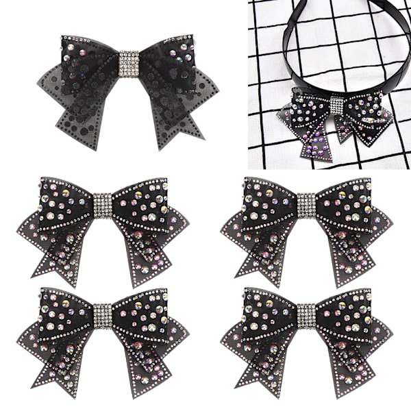 Tyylikäs Crystal Shoe Clip Bowknot -koristesarja korkoihin, vaatteisiin ja laukkuihin