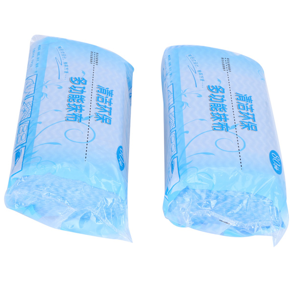 2-pack engångsduk i non-woven för disk, köksrengöring, torkduk (blå)