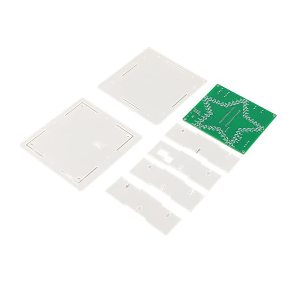 Farverig Femtakket Stjerne LED Flydende Lys 51 Single Chip Microcomputer DIY Lysdekoration