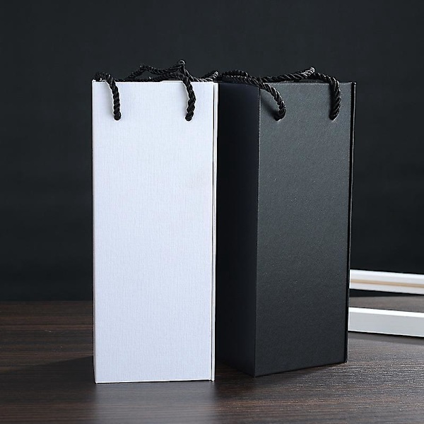 25,8*10,5*9,5CM Ruskea Voimapaperi Viinikassit, Premium Viinikassit Kahvoilla