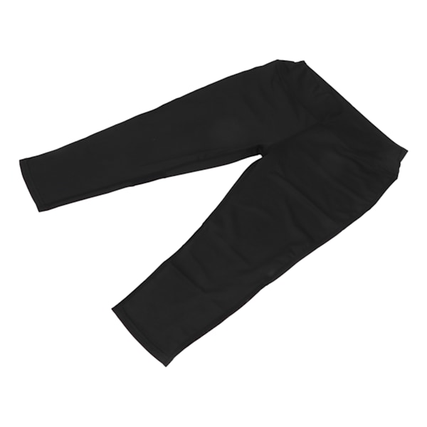 Sport Leggings Højtaljede Yoga Bukser Mavekontrol Træning Fitness Løb Legging til Kvinder SortXL