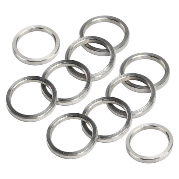 10 st Bricka mellanlägg 15 mm ytterdiameter 12 mm ID rostfritt stål set kit3515-0015-0020