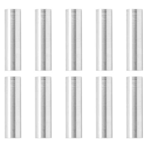 10 stk runde afstandsholdere i aluminiumlegering, gevindløse afstandsholdere, 6 mm udvendig diameter, 22 mm lange
