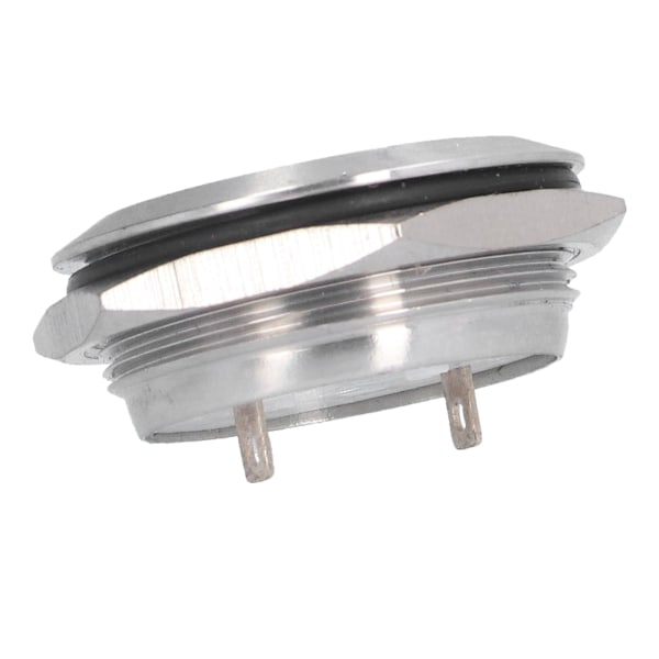 5 stk flat toppknappbryter rustfritt stål vanntett skrueterminal Strømtilbehør 0‑220V25mm