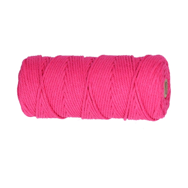 Macrame sladd 3 mm rörig tråd Tät Förhindra trassel Macrame rep för hushållsdekoration
