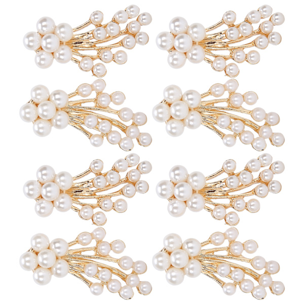 Pärlor Strass Blommor DIY Kläder Skor Smycken Dekoration Tillbehör 3 x 1,8 cm Pärla Shooting Star Bukett