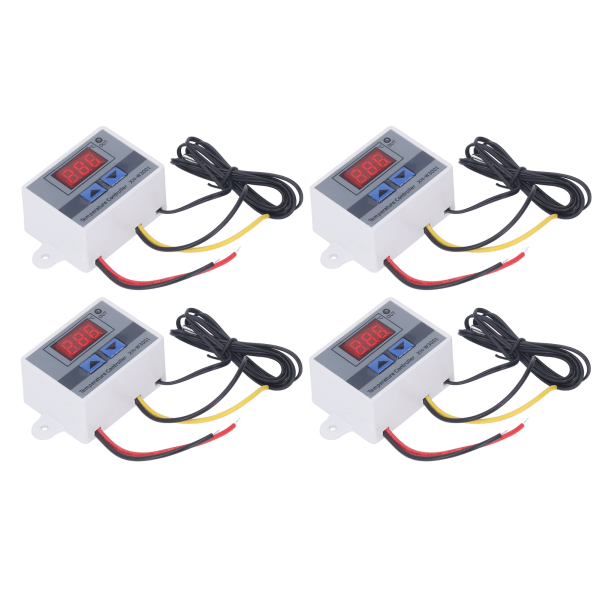 4 kpl LED digitaalinen lämpötilansäädin Lämmitys Jäähdytystermostaattikytkin Moduuli 12V 120W