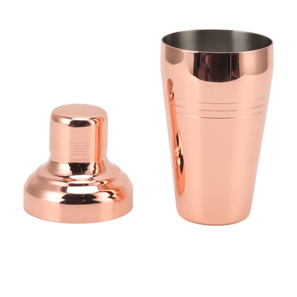 Cocktail Shaker Diskmaskin Säker Rostfri 304 Rostfritt Stål Bartender Drink Mixer för Bar 510mL Roséguld