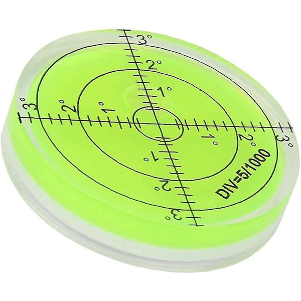 60 mm Diameter Vægt - Rundt Inklinometer til Måleinstrumenter - Komfortabelt og Praktisk Vægt