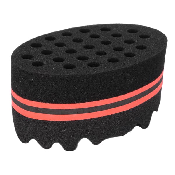 Hårsvampbørste store hull Svamp Dreads Låsing Afro Coil Comb Pleieverktøy for menn kvinner krøller