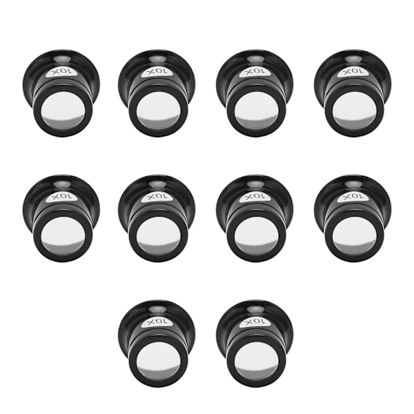 10ST 10X urmakare Lupp Yrke Optisk lins Bärbar Juvelerare Lupp 10X Okular för watch Bildsmycken