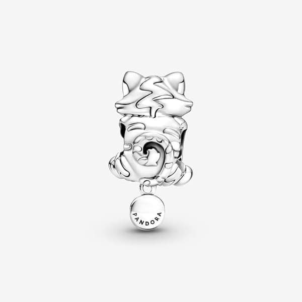 Berlock PANDORA 799535C00 Kattunge och Garnnystan, Sterling Silver, Ingen Ädelsten