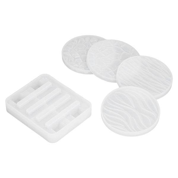 Silikonform Unik 3D Bølgedesign Utsøkt Vakker Holdbar Gjenbrukbar Form for DIY-skåler
