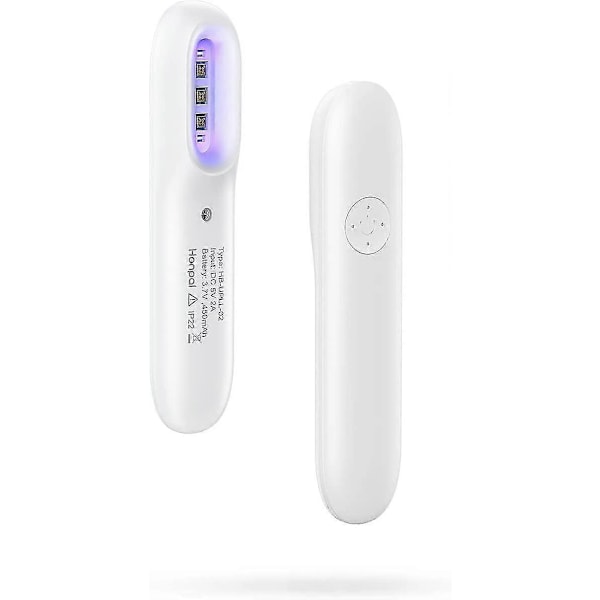 2025 Ny LED Steriliseringslampa Mini 311nm Handhållen Ljusterapilampa Portabel Smalbandig UV-ljusterapilampa Med Timer Skyddsglasögon