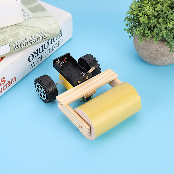 Lasten tee-se-itse sähkörullalelut Pienet teknologiakeksintölelumallitarvikkeet koulutukseen (Road Roller)