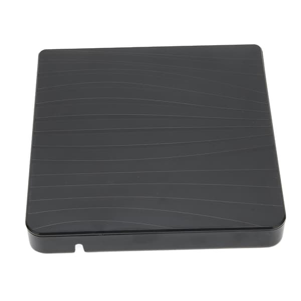 Extern DVD-enhet CD/DVD-brännare USB 3.0 överföring Typ C-gränssnitt 2 i 1 design Bärbar DVD-spelare för bärbar dator Svart