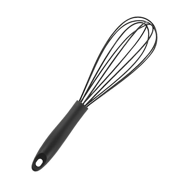 Varmebestandig silikon- og rustfritt stål-vispsett med non-stick belegg - Ideelt for blanding, visping, piskning