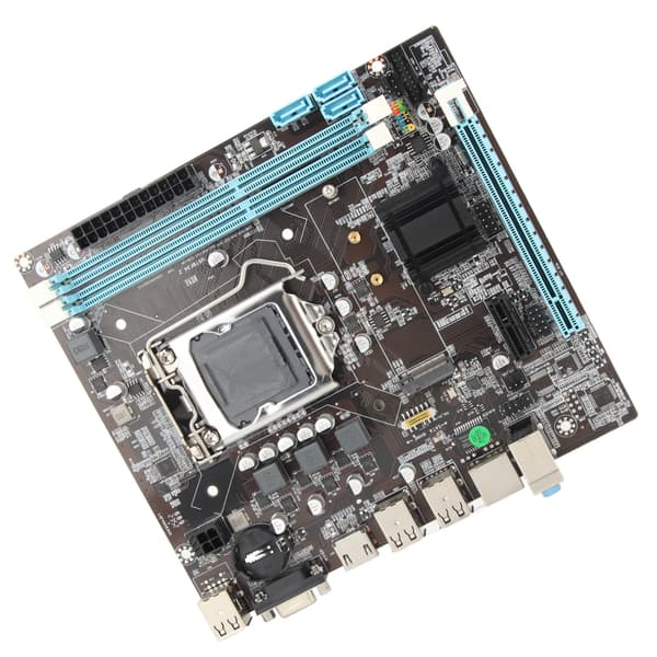 H61 Mining Bundkort LGA 1155 Understøtter NVME M.2 WiFi VGA HD Multimedie Interface 6 USB2.0 3 SATA2.0 ITX Bundkort