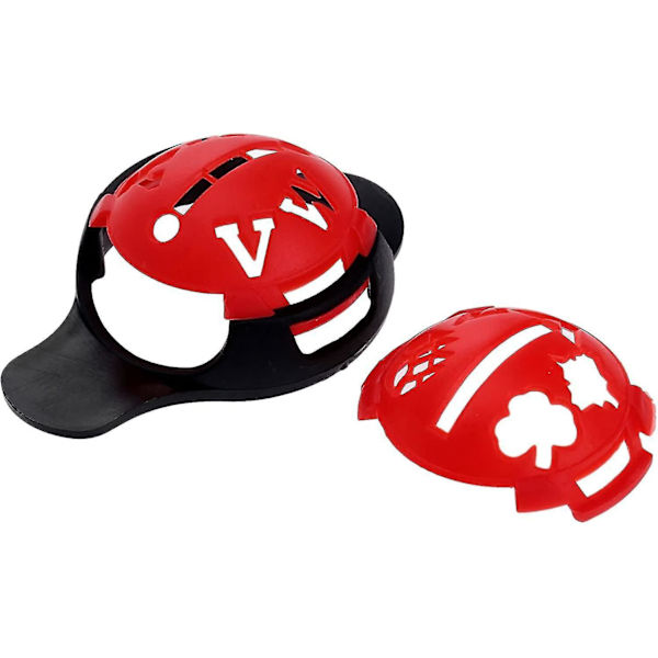 6-osainen golfpallojen kohdistusmallisarja , set on monogrammimerkit