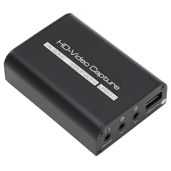 4K Ljud Video Capture Card 1080P USB 3.0 HD Multimedia Interface Video Capture Enhet för PS5 Dator Kamera