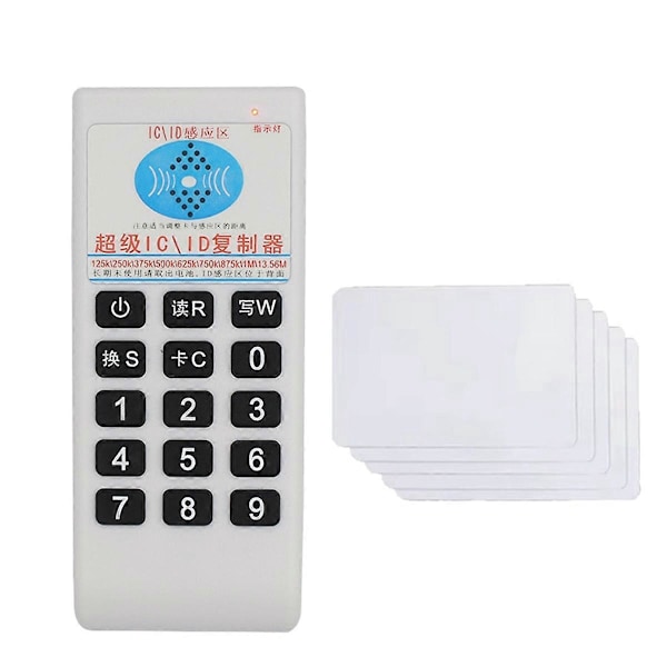 RFID NFC IC Kortläsare & Skrivare+5XUID Kortduplicerare RFID Kort