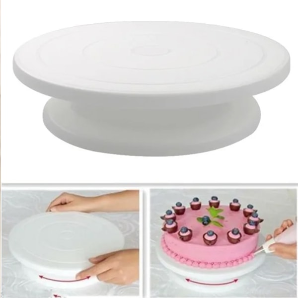 Cake Pan Rotary - Bageudstyr - Cake Pan Hvid