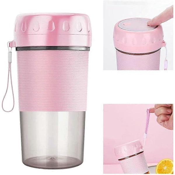 Mini Elektrisk Portabel Blender, Mini Portabel Blender, Portabel Juicepress Mini Frukt Blender Elektrisk