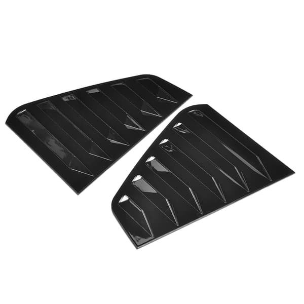 Par sideventil vindusscoop lamelltrim bilmodifikasjon passer til R Mk7/Mk7.5 2013-2020 Glanset svart